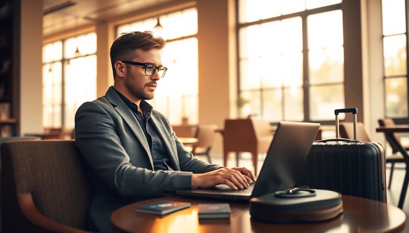 Complete the uk eta online application while enjoying a peaceful moment in a cozy cafe.