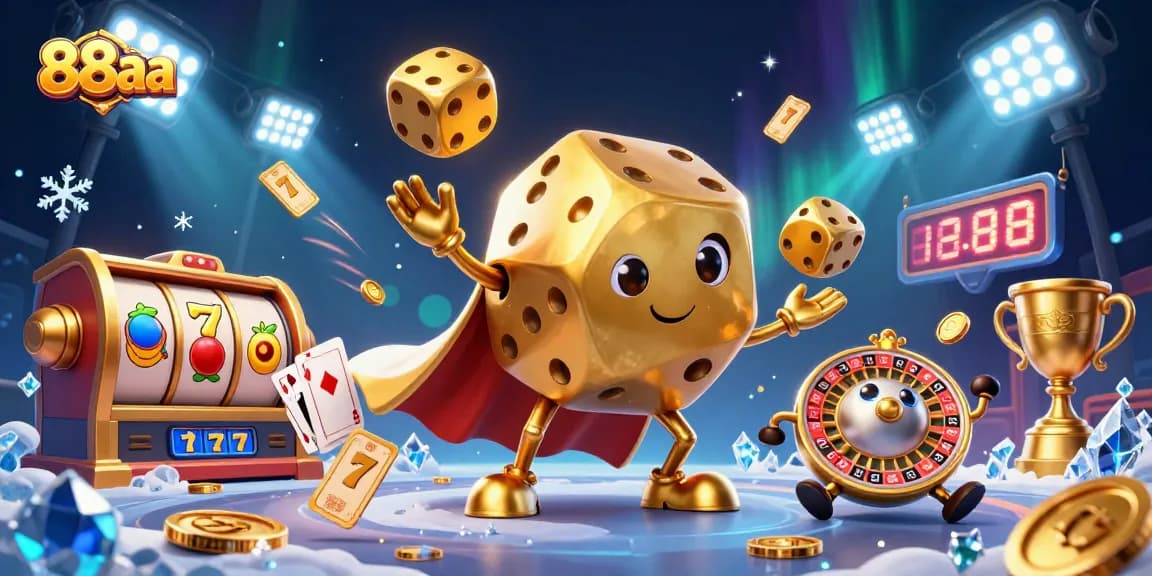 Engage with thrilling 88aa slot games featuring golden dice and dynamic casino elements.