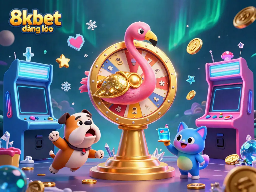 Engage with vibrant gameplay action in 8xbet đăng nhập, showcasing thrilling casino elements and dynamic characters.