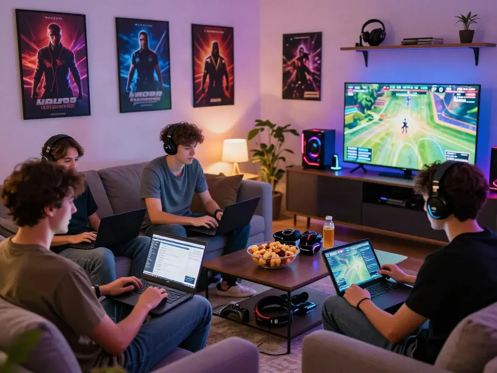 Nbet online gaming enthusiasts engaging in exciting matches with vibrant atmosphere.