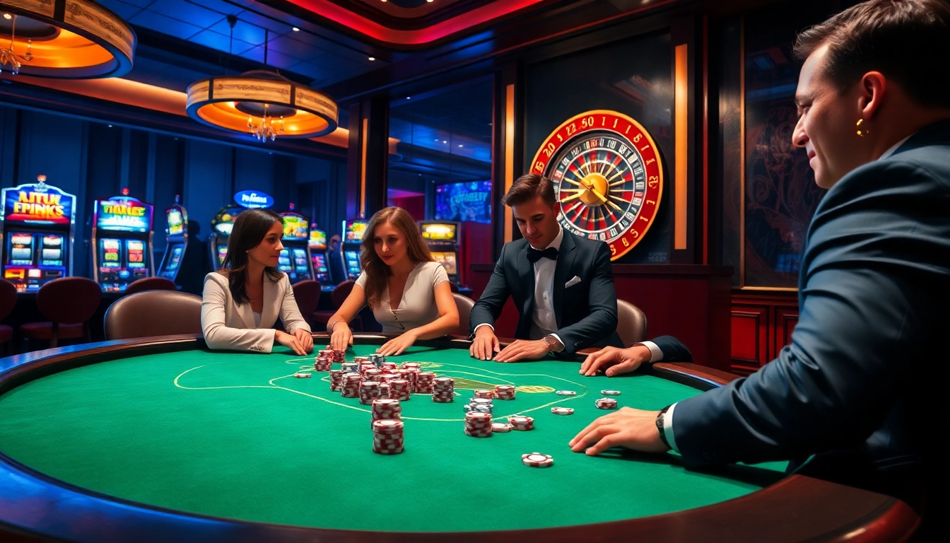 Exciting poker game featuring hb88 com's high-stakes table with professional gamblers