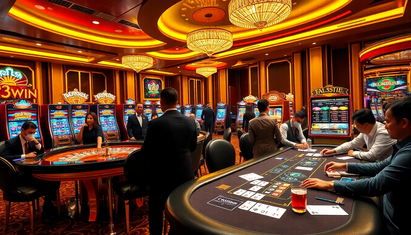 Experience the excitement of 23win casino with elegant gaming and vibrant atmosphere.