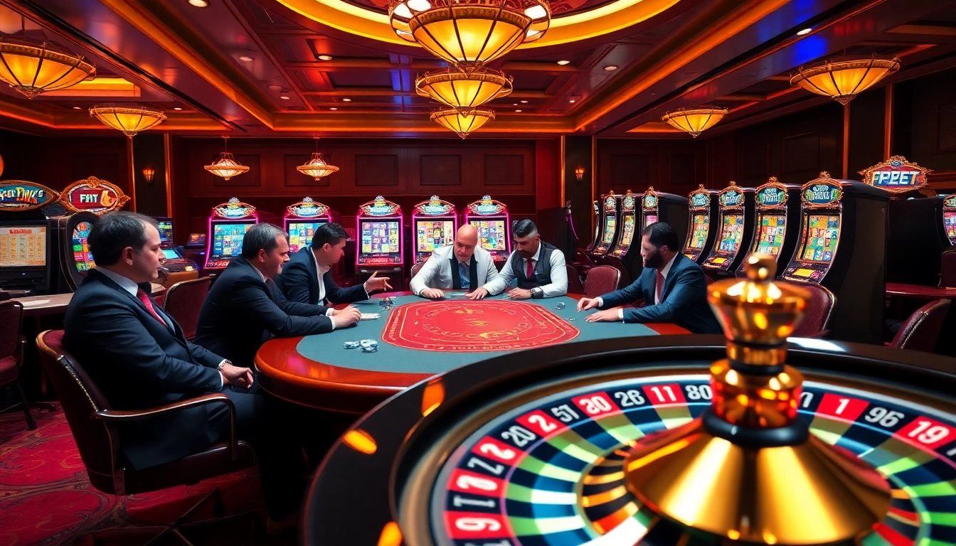 F8BET offers an exciting gaming experience featuring luxury poker tables and dynamic slot machines.