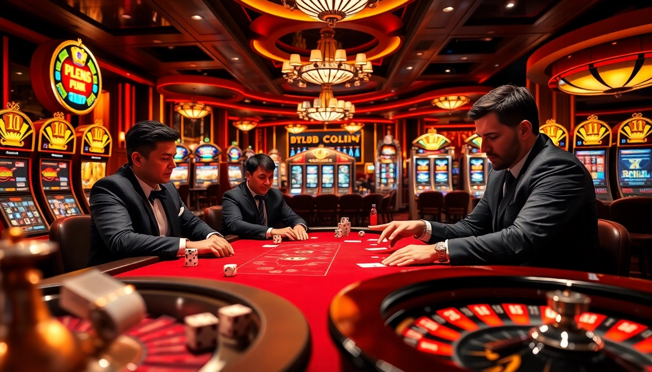 Experience the excitement at B52CLUB while playing poker with luxurious casino elements.