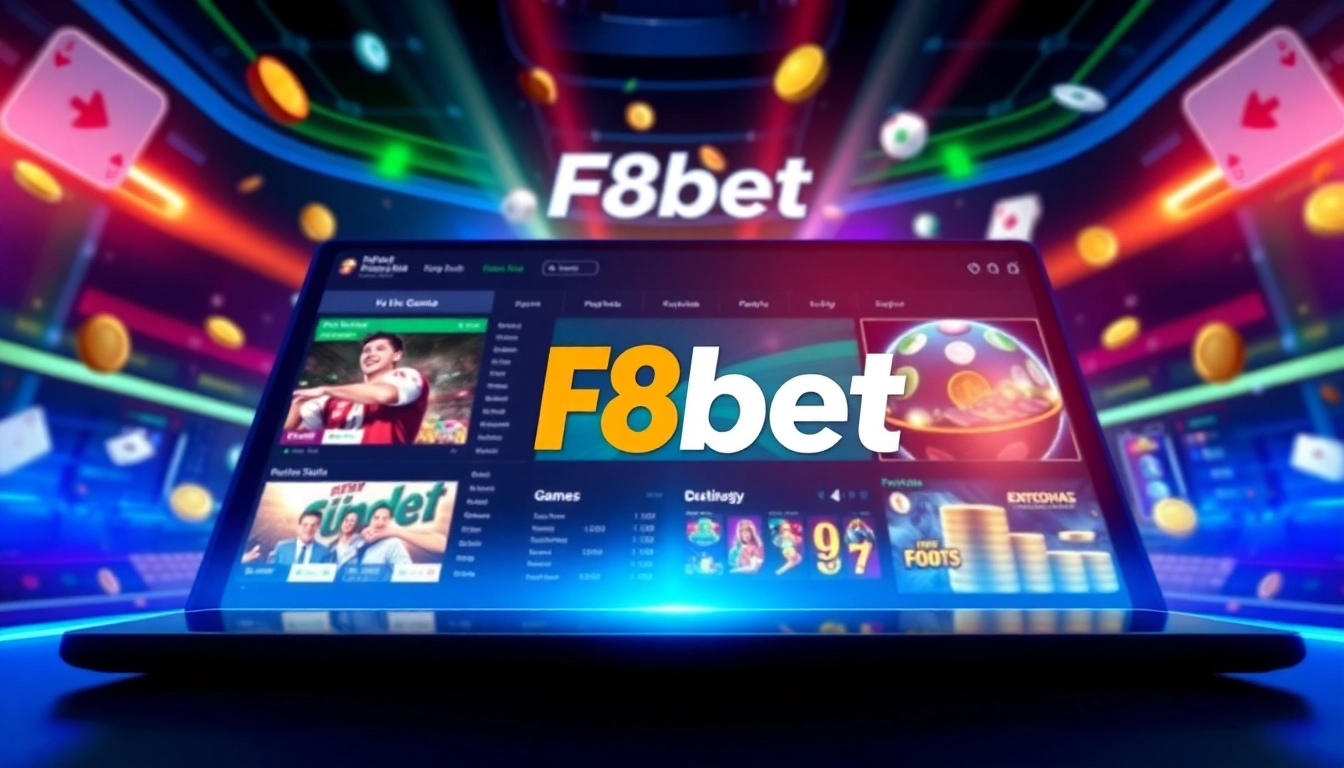 Exciting F8bet online betting environment showcasing digital games and promotions.