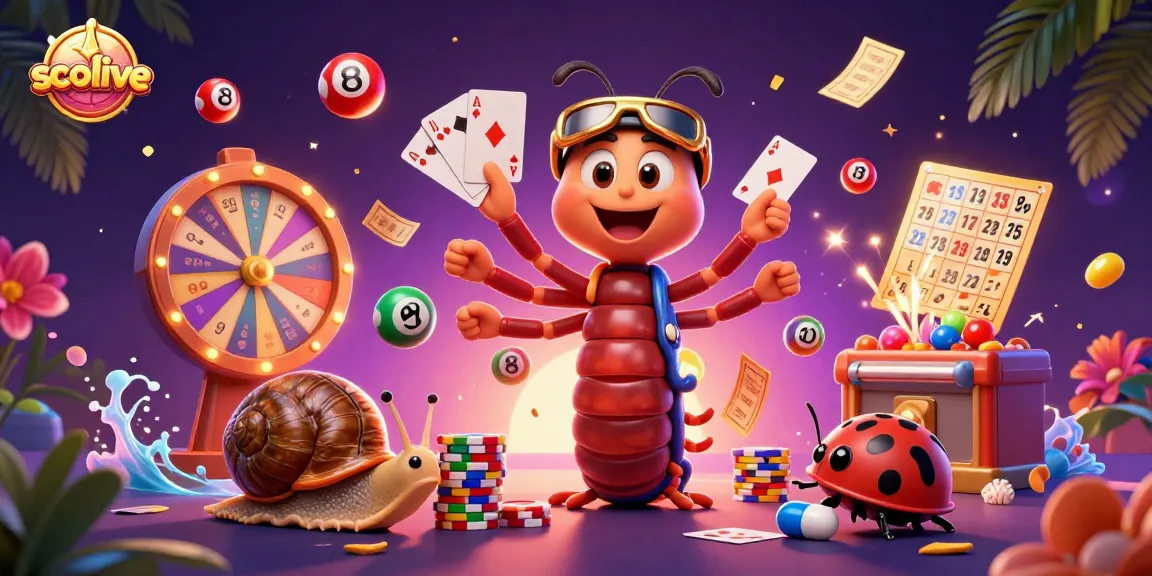 Socolive casino scene featuring cartoon characters, vibrant elements, and a colorful betting atmosphere