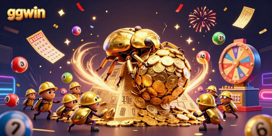 Engage in thrilling gaming experiences with ggwin's dynamic casino atmosphere filled with excitement and vibrant elements.