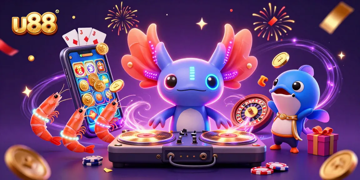 Spin to win with u88's vibrant casino experience featuring unique characters and games.