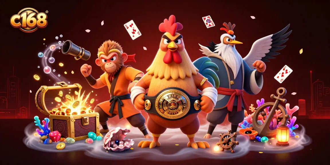 Experience thrilling gameplay with c168's vibrant casino characters and dynamic elements.