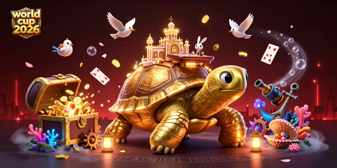 Experience the excitement of world cup 2026 with a vibrant casino-themed illustration rich in action and detail.